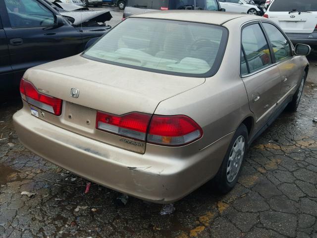 1HGCG56422A125208 - 2002 HONDA ACCORD LX TAN photo 4