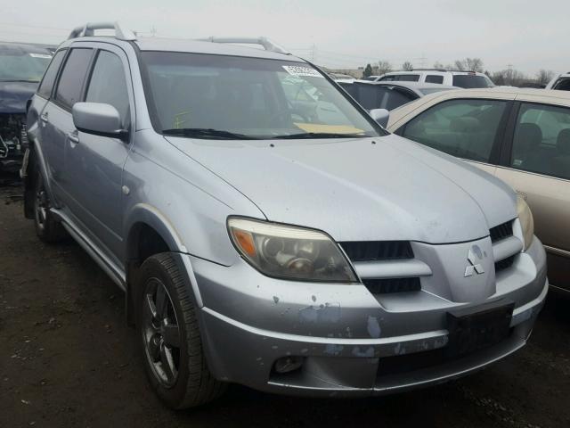 JA4LZ41F26U049709 - 2006 MITSUBISHI OUTLANDER SILVER photo 1