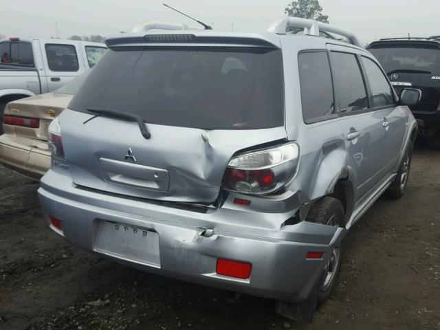 JA4LZ41F26U049709 - 2006 MITSUBISHI OUTLANDER SILVER photo 4