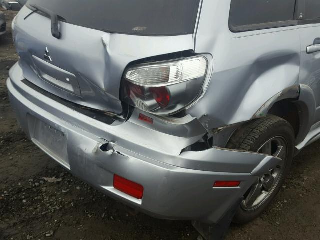 JA4LZ41F26U049709 - 2006 MITSUBISHI OUTLANDER SILVER photo 9