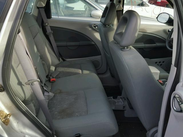 3A4FY48B76T364261 - 2006 CHRYSLER PT CRUISER SILVER photo 6