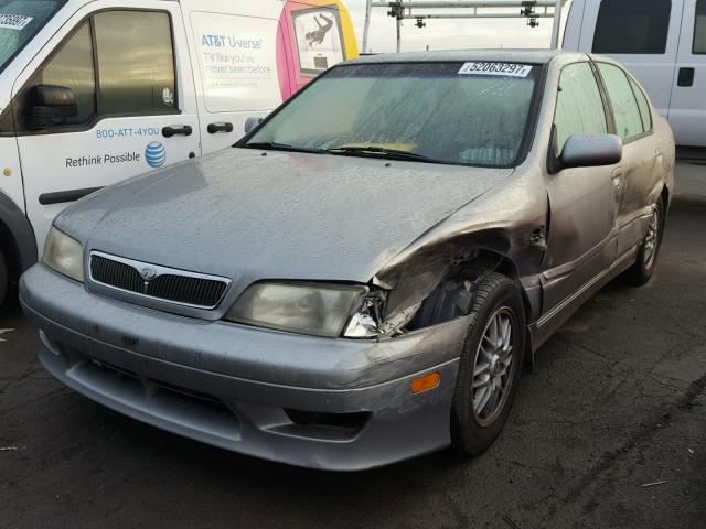 JNKCP11A61T403467 - 2001 INFINITI G20 GRAY photo 2