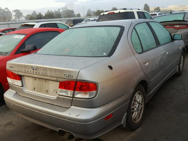 JNKCP11A61T403467 - 2001 INFINITI G20 GRAY photo 4