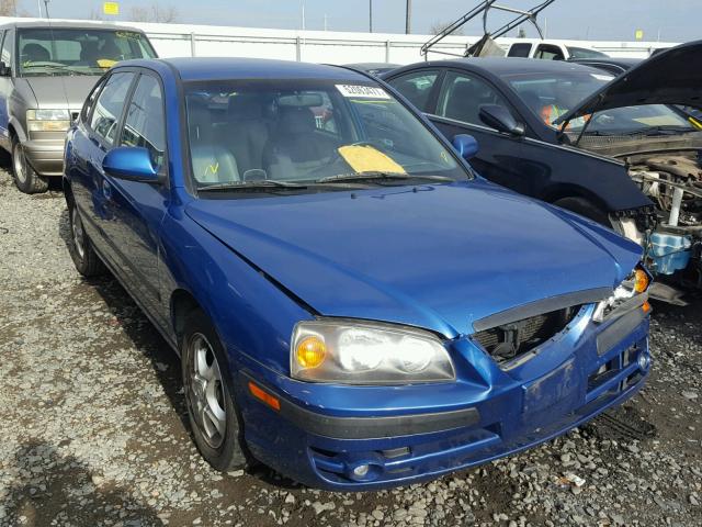 KMHDN56D16U199941 - 2006 HYUNDAI ELANTRA GL BLUE photo 1