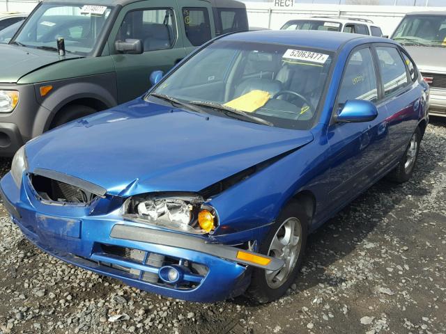 KMHDN56D16U199941 - 2006 HYUNDAI ELANTRA GL BLUE photo 2