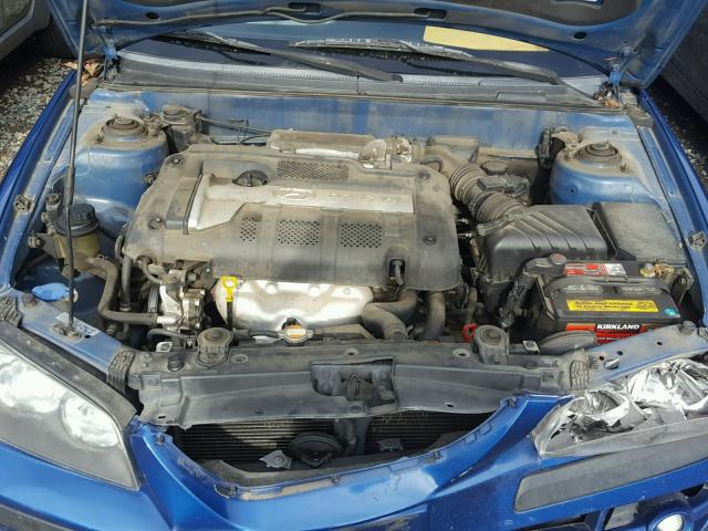 KMHDN56D16U199941 - 2006 HYUNDAI ELANTRA GL BLUE photo 7