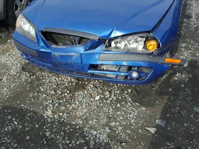 KMHDN56D16U199941 - 2006 HYUNDAI ELANTRA GL BLUE photo 9