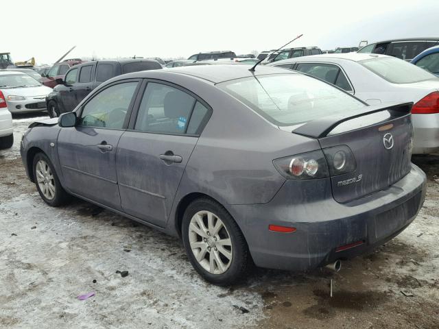 JM1BK32F381806748 - 2008 MAZDA 3 I GRAY photo 3