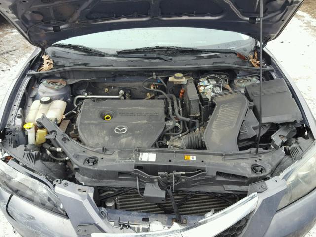 JM1BK32F381806748 - 2008 MAZDA 3 I GRAY photo 7