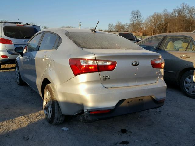 KNADM4A39H6085724 - 2017 KIA RIO LX SILVER photo 3