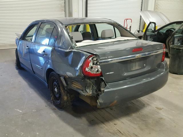 1G1ZS58F77F262332 - 2007 CHEVROLET MALIBU LS GRAY photo 3