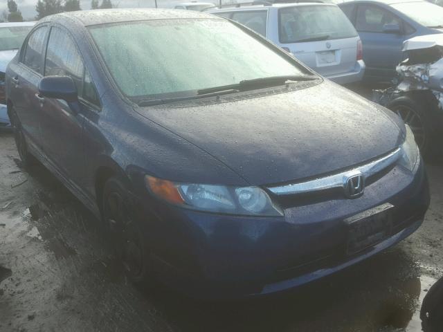 1HGFA16536L139080 - 2006 HONDA CIVIC LX BLUE photo 1