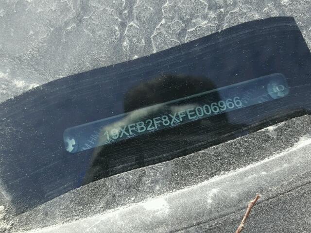 19XFB2F8XFE006966 - 2015 HONDA CIVIC EX Ağ foto 10