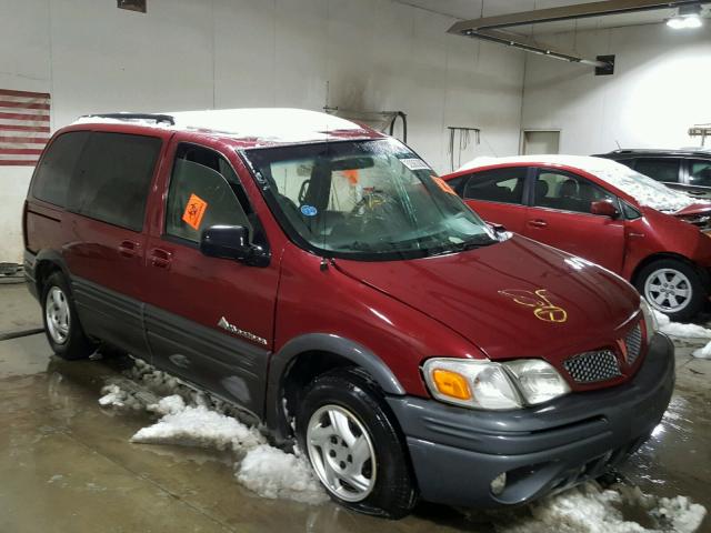 1GMDU03E34D252915 - 2004 PONTIAC MONTANA RED photo 1