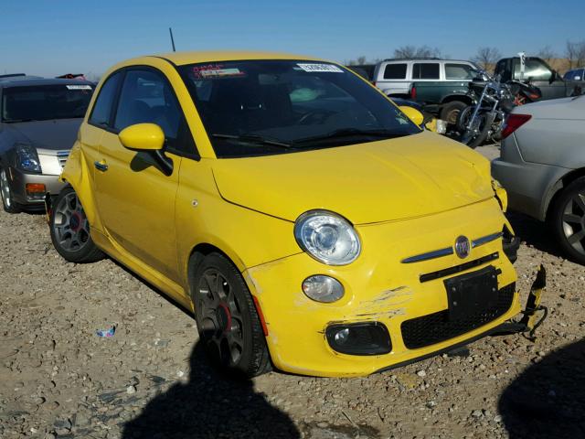 3C3CFFBR5CT365988 - 2012 FIAT 500 SPORT YELLOW photo 1