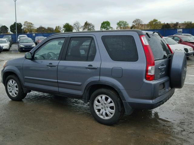 JHLRD78946C018955 - 2006 HONDA CR-V SE BLUE photo 3