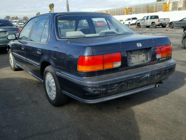 JHMCB7659NC028435 - 1992 HONDA ACCORD LX BLUE photo 3