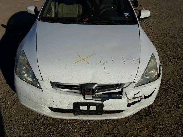 1HGCM56824A063551 - 2004 HONDA ACCORD EX WHITE photo 7