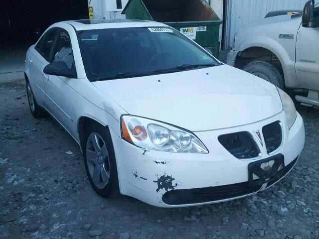 1G2ZG58B674204654 - 2007 PONTIAC G6 BASE WHITE photo 1