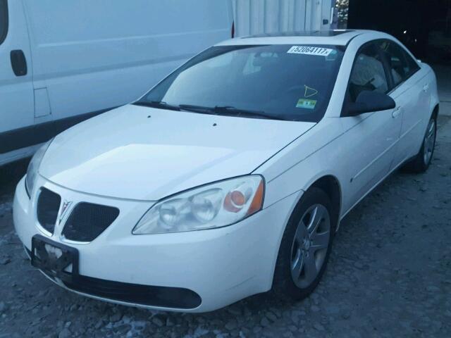 1G2ZG58B674204654 - 2007 PONTIAC G6 BASE WHITE photo 2