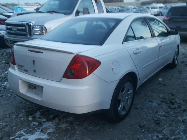 1G2ZG58B674204654 - 2007 PONTIAC G6 BASE WHITE photo 4