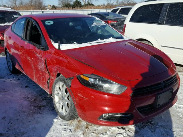 1C3CDFBA5DD342718 - 2013 DODGE DART SXT RED photo 1