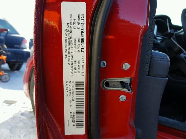 1C3CDFBA5DD342718 - 2013 DODGE DART SXT RED photo 10