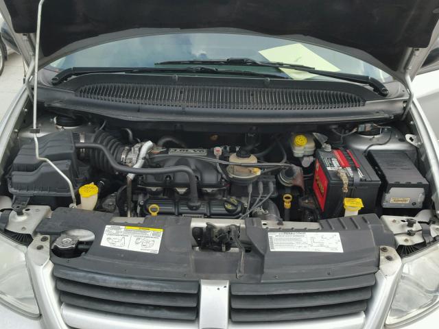 2D4GP44L06R726481 - 2006 DODGE GRAND CARA SILVER photo 7