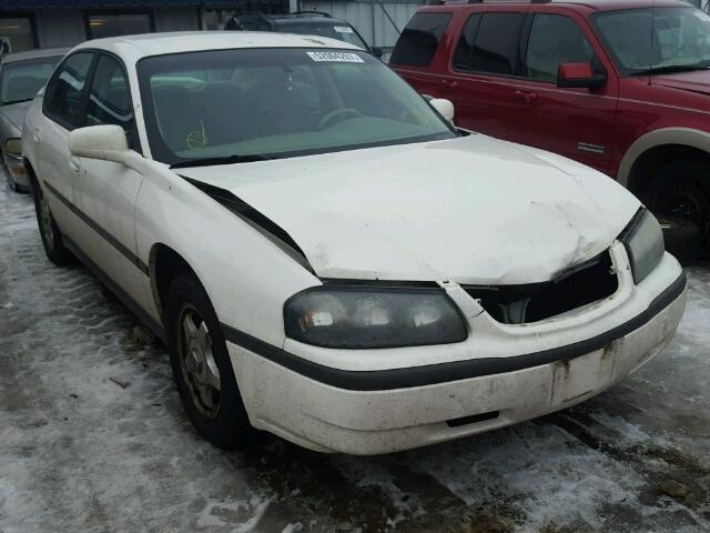 2G1WF52E349382625 - 2004 CHEVROLET IMPALA WHITE photo 1