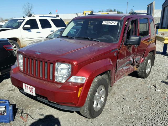 1J4PN2GKXBW556927 - 2011 JEEP LIBERTY SP RED photo 2