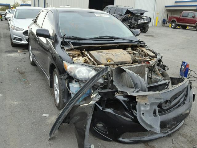 2T1BU4EE6BC620983 - 2011 TOYOTA COROLLA BA BLACK photo 1