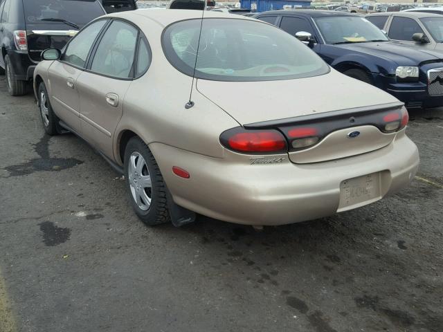 1FAFP52UXXG300901 - 1999 FORD TAURUS LX TAN photo 3