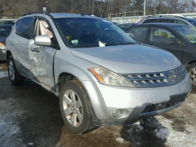 JN8AZ08WX6W507341 - 2006 NISSAN MURANO SL SILVER photo 1