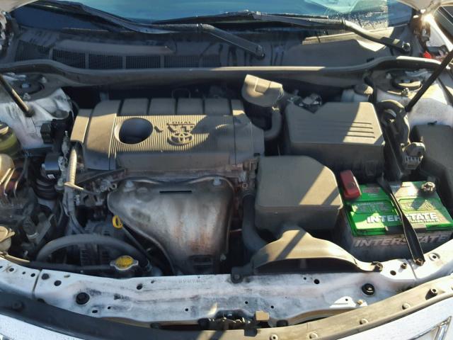 4T1BF3EK7BU639941 - 2011 TOYOTA CAMRY BASE WHITE photo 7