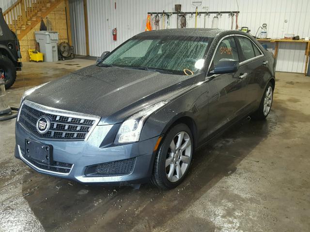 1G6AG5RX2D0148253 - 2013 CADILLAC ATS BLUE photo 2