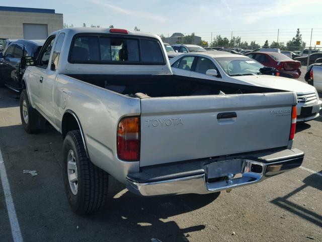 5TESM92N4YZ698506 - 2000 TOYOTA TACOMA XTR SILVER photo 3