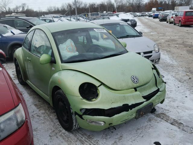 3VWCP21C42M403179 - 2002 VOLKSWAGEN NEW BEETLE მწვანე ფოტო 1