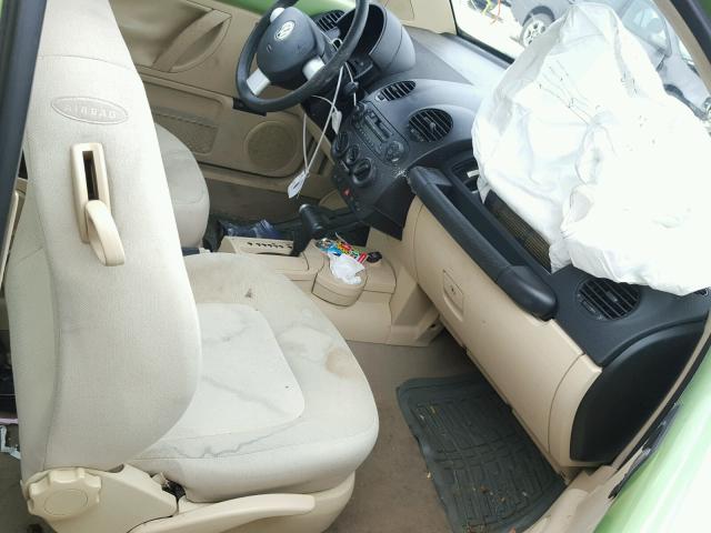 3VWCP21C42M403179 - 2002 VOLKSWAGEN NEW BEETLE მწვანე ფოტო 5