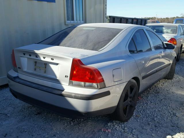 YV1RH52Y842349718 - 2004 VOLVO S60 R ვერცხლისფერი ფოტო 4
