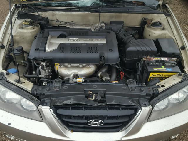 KMHDN46DX6U374939 - 2006 HYUNDAI ELANTRA GL GOLD photo 7