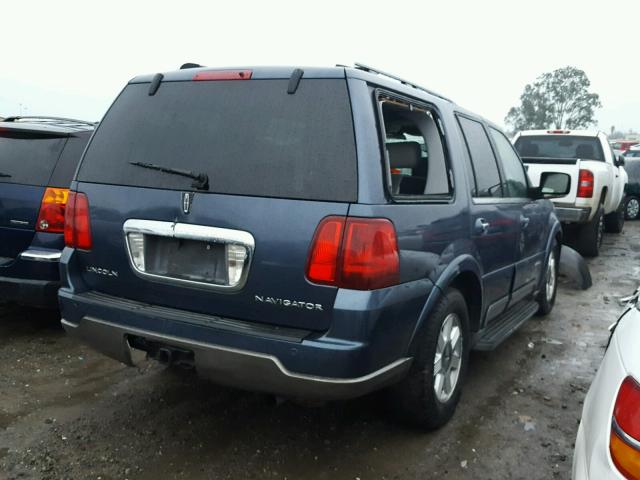 5LMFU28R54LJ11007 - 2004 LINCOLN NAVIGATOR BLUE photo 4