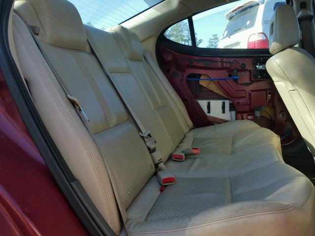 2G2WS542641175624 - 2004 PONTIAC GRAND PRIX BURGUNDY photo 6