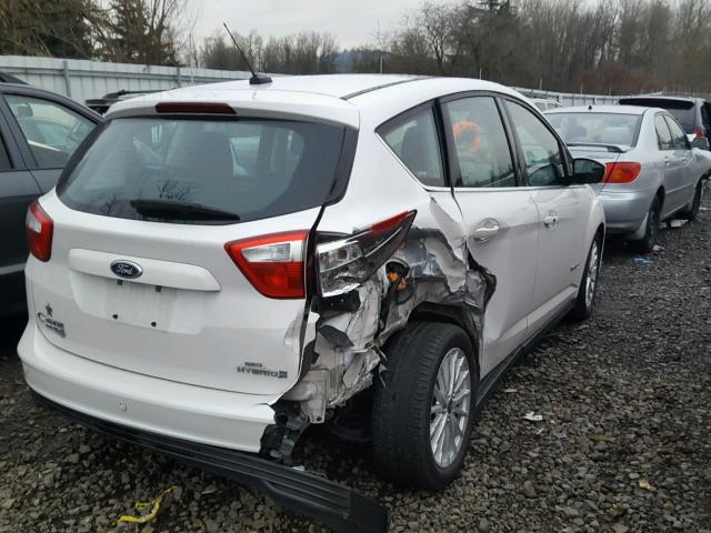 1FADP5BU2FL106540 - 2015 FORD C-MAX SEL WHITE photo 4