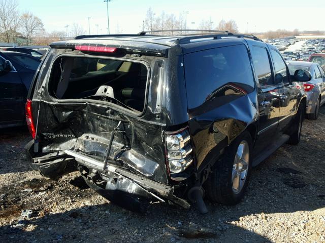 1GNSKKE72ER224062 - 2014 CHEVROLET SUBURBAN K BLACK photo 4