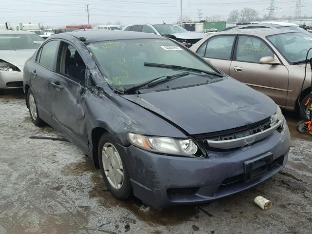 JHMFA36239S013701 - 2009 HONDA CIVIC HYBR GRAY photo 1