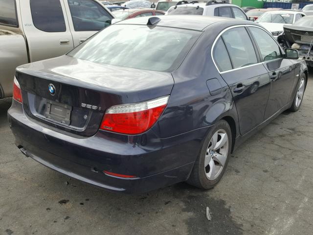 WBANU53528CT10043 - 2008 BMW 528 I BLACK photo 4