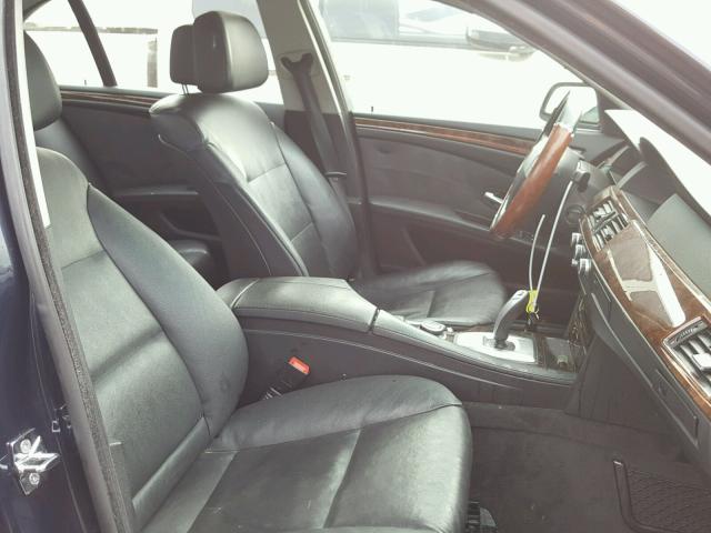 WBANU53528CT10043 - 2008 BMW 528 I BLACK photo 5