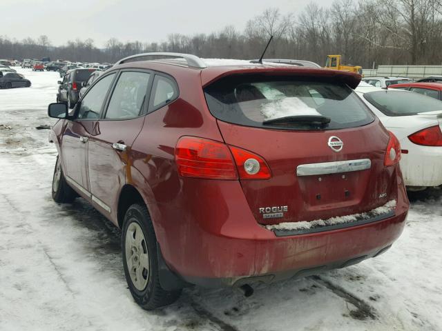 JN8AS5MV3FW770902 - 2015 NISSAN ROGUE SELE MAROON photo 3