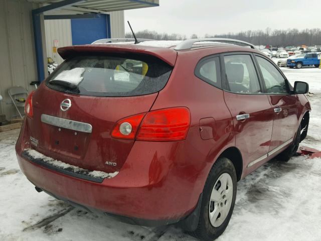 JN8AS5MV3FW770902 - 2015 NISSAN ROGUE SELE MAROON photo 4