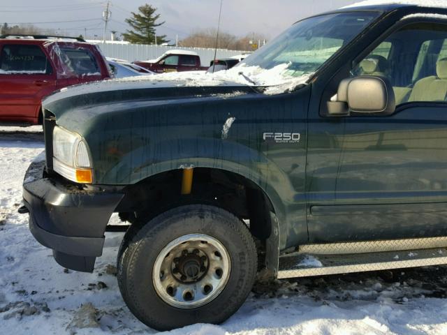 1FTNX21L93EB51304 - 2003 FORD F250 SUPER GREEN photo 9